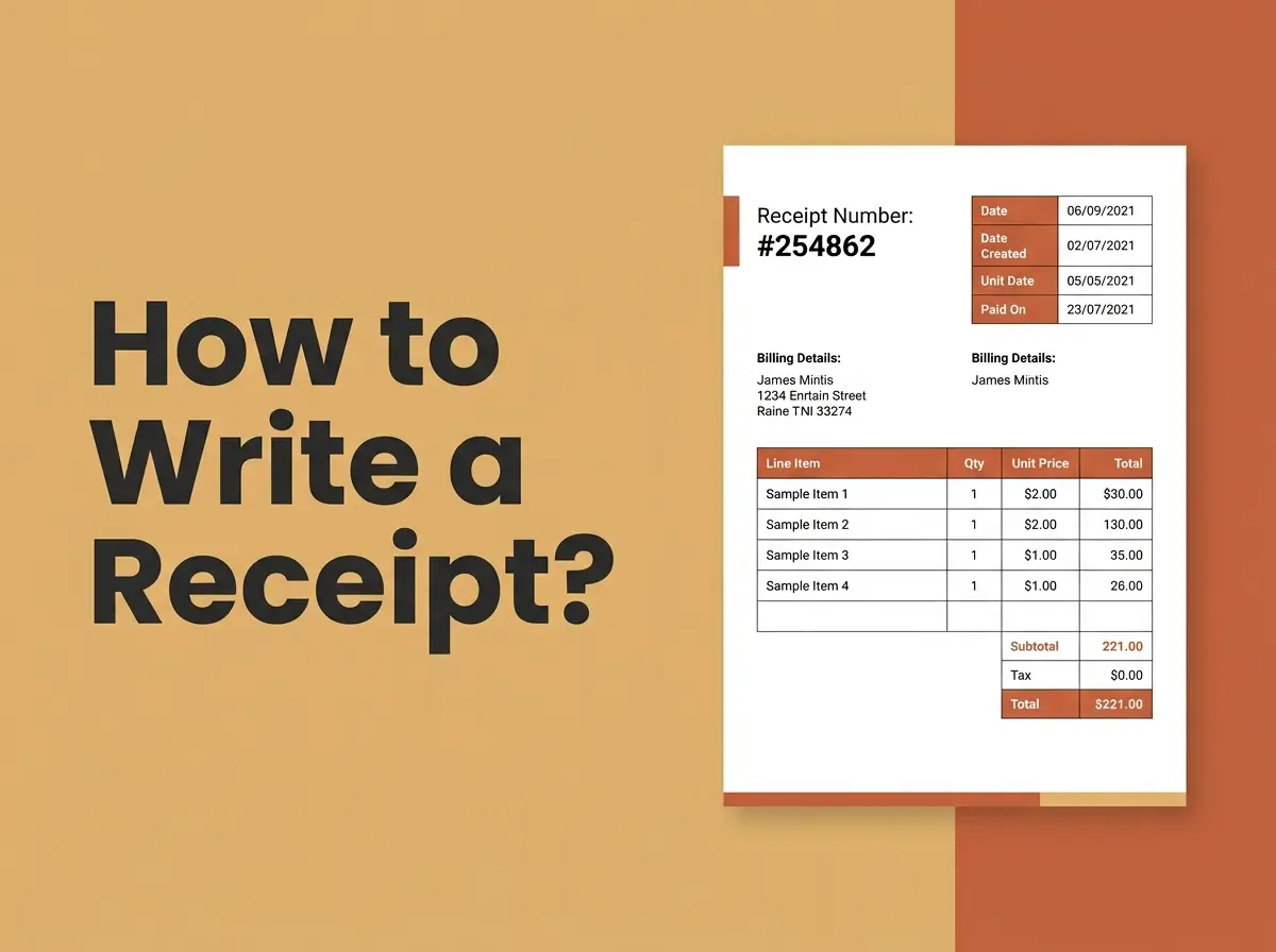 How to generate a receipt online